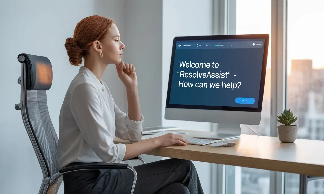 A professional reviewing customer relationships at a tidy desk